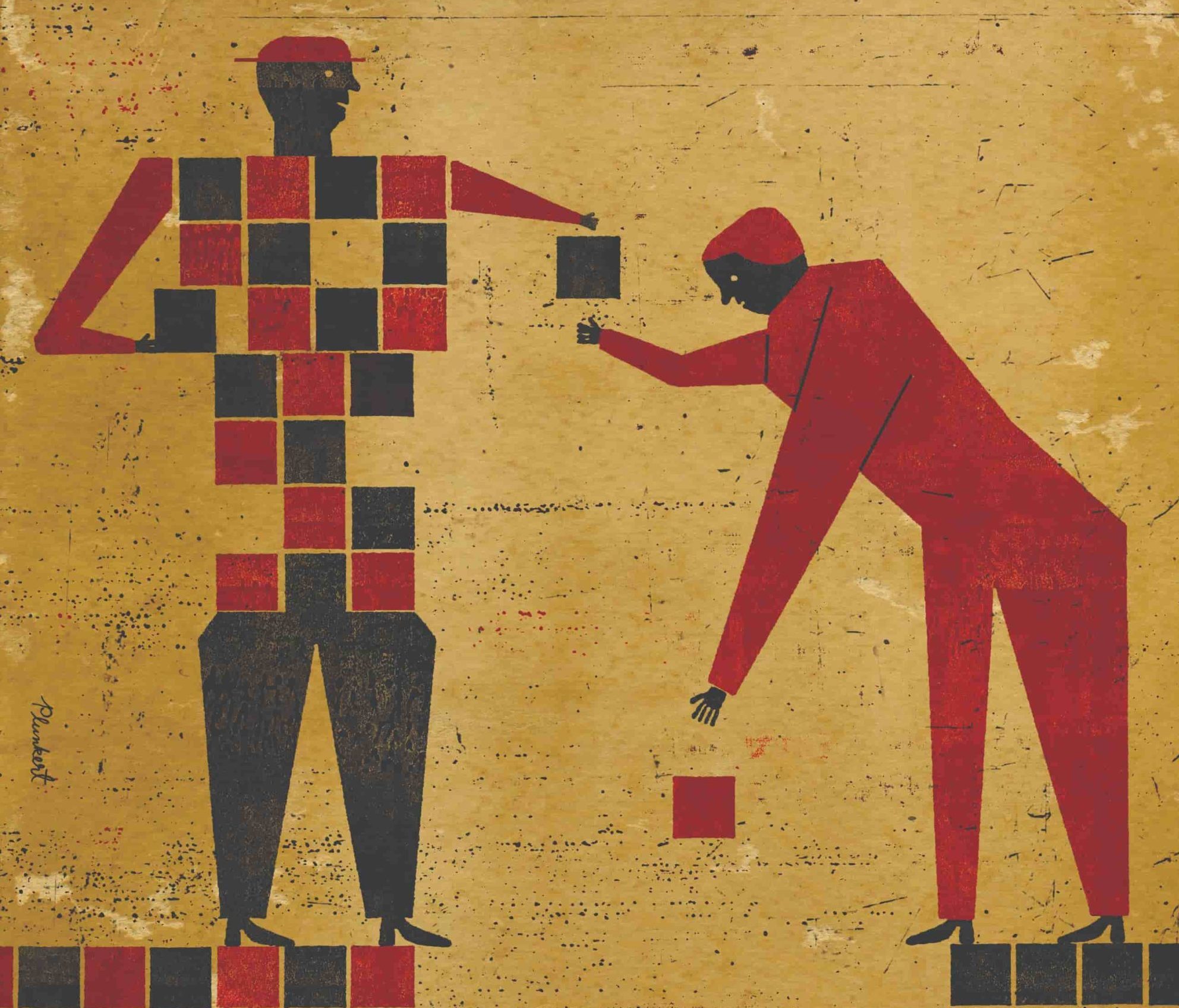 Ilustração de David Plunkert