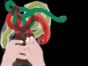 ilustração sobre desinformação