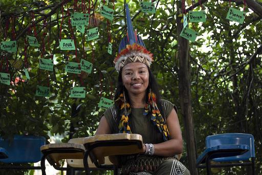 Vanda Witoto, fundadora do Instituto Witoto. Foto: Marlene Bergamo / Folhapress