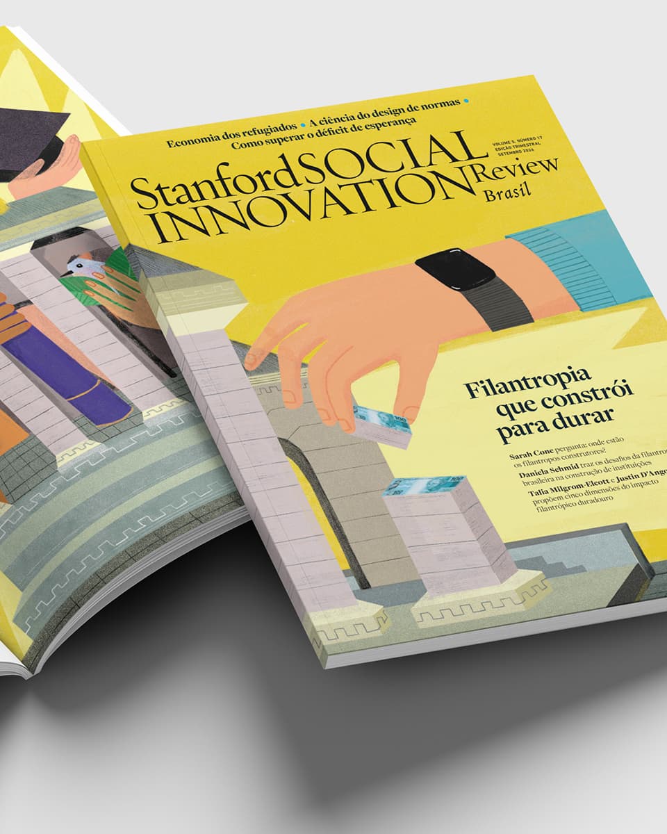 Capa da edição impressa da Stanford Social Innovation Review Brasil